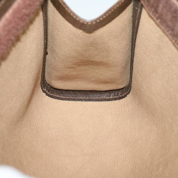 GUCCI GG Canvas Web Sherry Line Clutch Bag Beige Red Green 89.01.001 Auth yk7287 - Picture 11 of 16